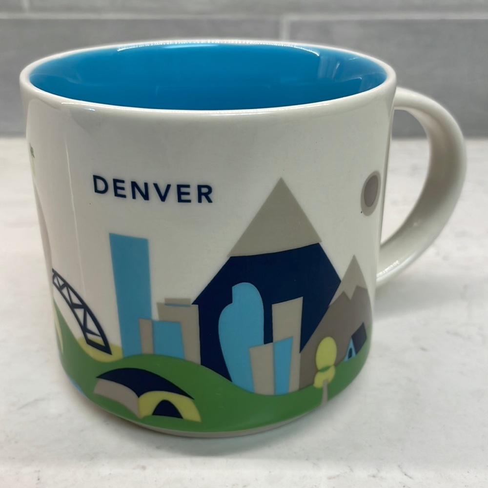 STARBUCKS DENVER Mug/Cup EUC You Are Here Collection